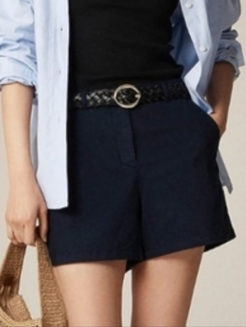 J. Crew Women's Black 4" Shorts